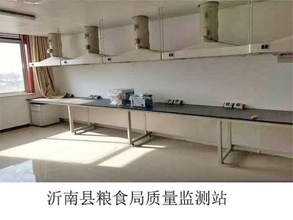 沂南縣糧食質(zhì)量監(jiān)測站實驗臺、通風(fēng)柜、通風(fēng)系統(tǒng)等實驗室家具安裝現(xiàn)場716.jpg